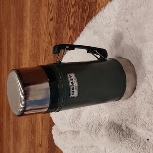 Stanley Green Thermos 24oz Wide Mouth Vintage